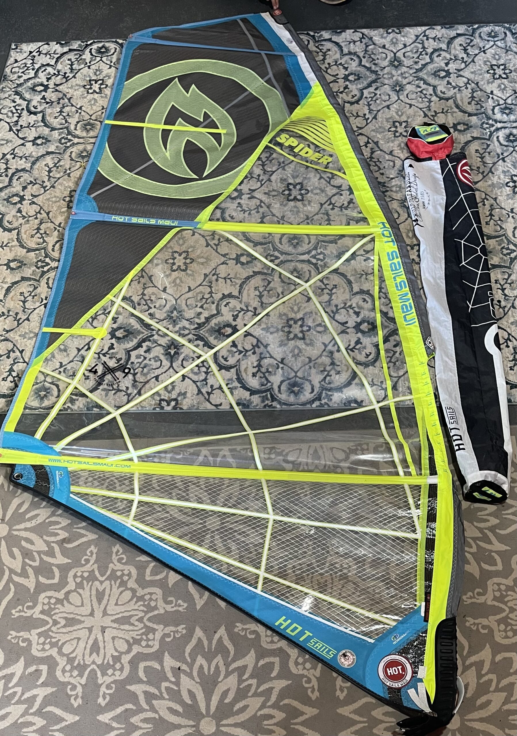 Used KSSpider 4.9 windsurf sail #7067